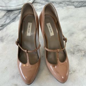 Marc Jacobs Nude Mary Jane Heels Sz 39.5. / 9